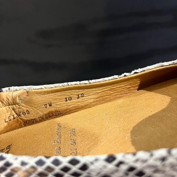 Peter Millar Anaconda Snake Skin Ballet Flats Women’s Size 7 Limited Edition #21 - Picture 8 of 8